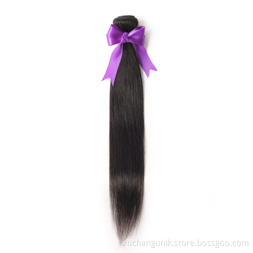 Uniky sample hair bundles wholesale virgin brazilian human hair bundle distributors, 100% raw human hair extensions factory